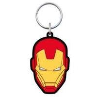 Marvel Iron Man Head Soft Touch Pvc Keychain (5cm)