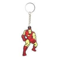 Marvel Comics Iron Man Unisex Fighting Pose Rubber Keychain One Size Red/gold (ke101428mar)