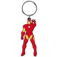 marvel iron man soft touch pvc keychain 5cm