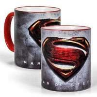 Man Of Steel Mug Superman Logo