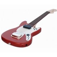 mad catz wii rock band 3 fender mustang guitar