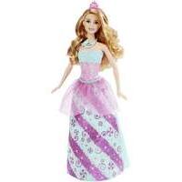 mattel barbie doll princess rainbow fashion turquoise dress dhm54