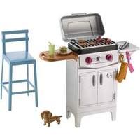 Mattel Barbie Furniture Outdoor - Bbq Grill Furniture and Accessory Playset (dvx48)