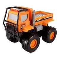 Matchbox On A Mission Construction Motorised Vehicles - Flatbed Truck (Orange)