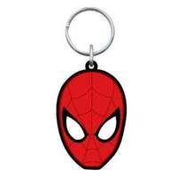 Marvel Spider-man Head Soft Touch Pvc Keychain (5cm)