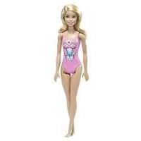 mattel barbie ken doll beach blonde hair pink swimsuit