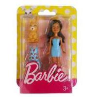 mattel barbie mini doll pet dark skin rabbit dtw46