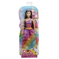 mattel barbie doll princess rainbow fashion brown hair dhm52