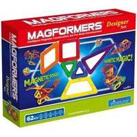 magformers rainbow designer set 62 pc 63081