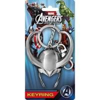 Marvel Loki Helmet Pewter Key Ring