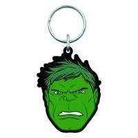 Marvel Hulk Head Soft Touch Pvc Keychain (5cm)