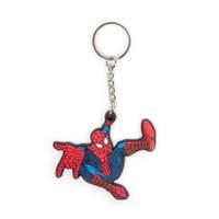 Marvel Comics Spider-man Unisex Swinging Into Action Rubber Keychain One Size Red/blue (ke101432spn)