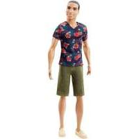 Mattel Barbie Ken Doll - Fashionistas - Floral T-shirt (dgy68)