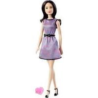 mattel barbie doll doll and ring asian girl dark hair dgx64