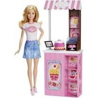 mattel barbie bakery owner doll and playset dmc35