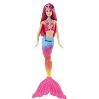 mattel barbie doll mermaid candy fashion pink hair dhm47