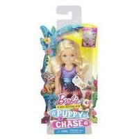 Mattel Barbie Chelsea Mini Doll and Her Sisters In A Puppy Chase - Purple Dress (dmd96)