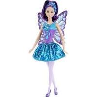 mattel barbie doll fairytale fairy candy fashion purple hair