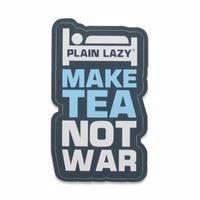 make tea not war sticker