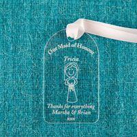 Maid of Honour Acrylic Gift Tag