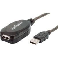 manhattan hi speed usb 20 active extension cable 150248