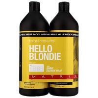 Matrix Total Results Hello Blondie Shampoo 1000ml and Conditioner 1000ml