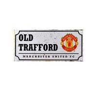 Manchester United FC Retro Street Sign