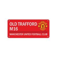 Manchester United FC Old Trafford Street Sign