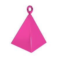 Magenta Pink Pyramid Shaped Solid Balloon Weights 150g
