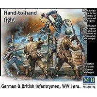 masterbox 135 hand to hand fight german and british infa