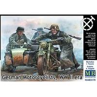 Masterbox 1:35 - German Motorcyclists, WWII Era