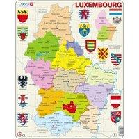 Maps & flags of Luxembourg Jigsaw Puzzle