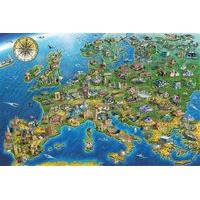 Map of Europe 1500 Piece Jigsaw Puzzle