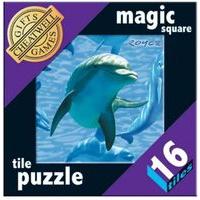 Magic Square Tile Puzzle Dolphins 16 (13763)