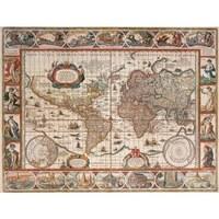 map of the world from 1650 2000pc jigsaw puzzle