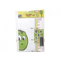 make your own growth chart with 5 colour pencils