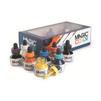 Magic Colour Liquid Acrylic Ink Introductory Set 8 Colours