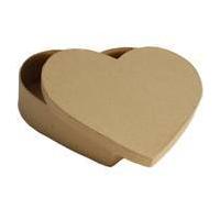 Mache Heart Shaped Box 27 cm