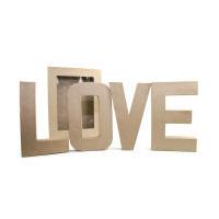 mache kit letters love 20 cm