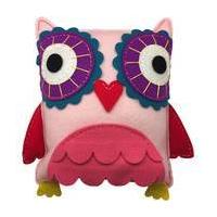 Make Your Own Felt Owl Pillow Kit