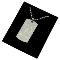 manchester city crest dog tag chain