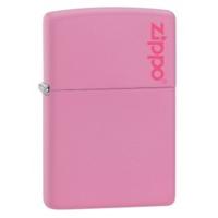 Matte Pink With Logo Zippo Lighter