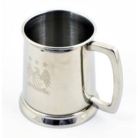 Manchester City Glass Bottom Tankard