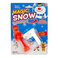 Magic Snow Set With Shovel - Grows 600% - Build A Miniature Snowman - Fake Snow