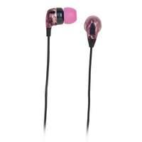 Manhattan Signature Collection Designer Sound Isolating In-ear Full Stereo Headphones With Silicon Tips 1.3m Socom Pink (178303)