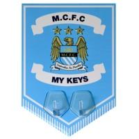 Manchester City F.c. Metal Key Hook