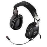 mad catz freq 7 surround sound gaming headset matte black for pc