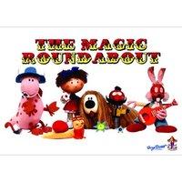 magic roundabout characters postcard