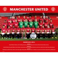 Manchester United Team Photo 13 14 Mini Poster