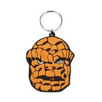 Marvel The Thing Face Rubber Keychain